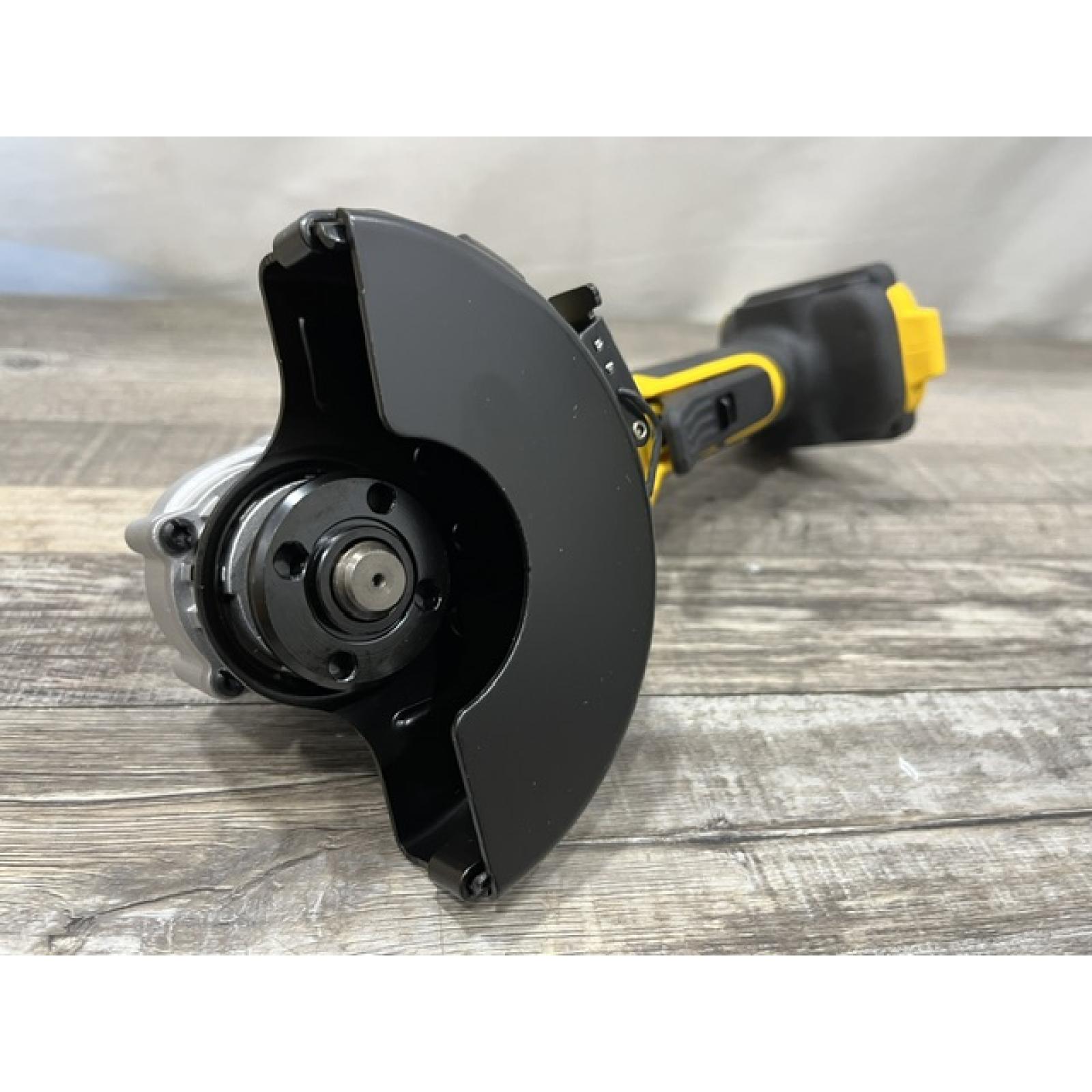 AS-IS DEWALT 20V MAX Cordless Brushless 4-1/2 in. Angle Grinder with Paddle Switch (Tool Only)