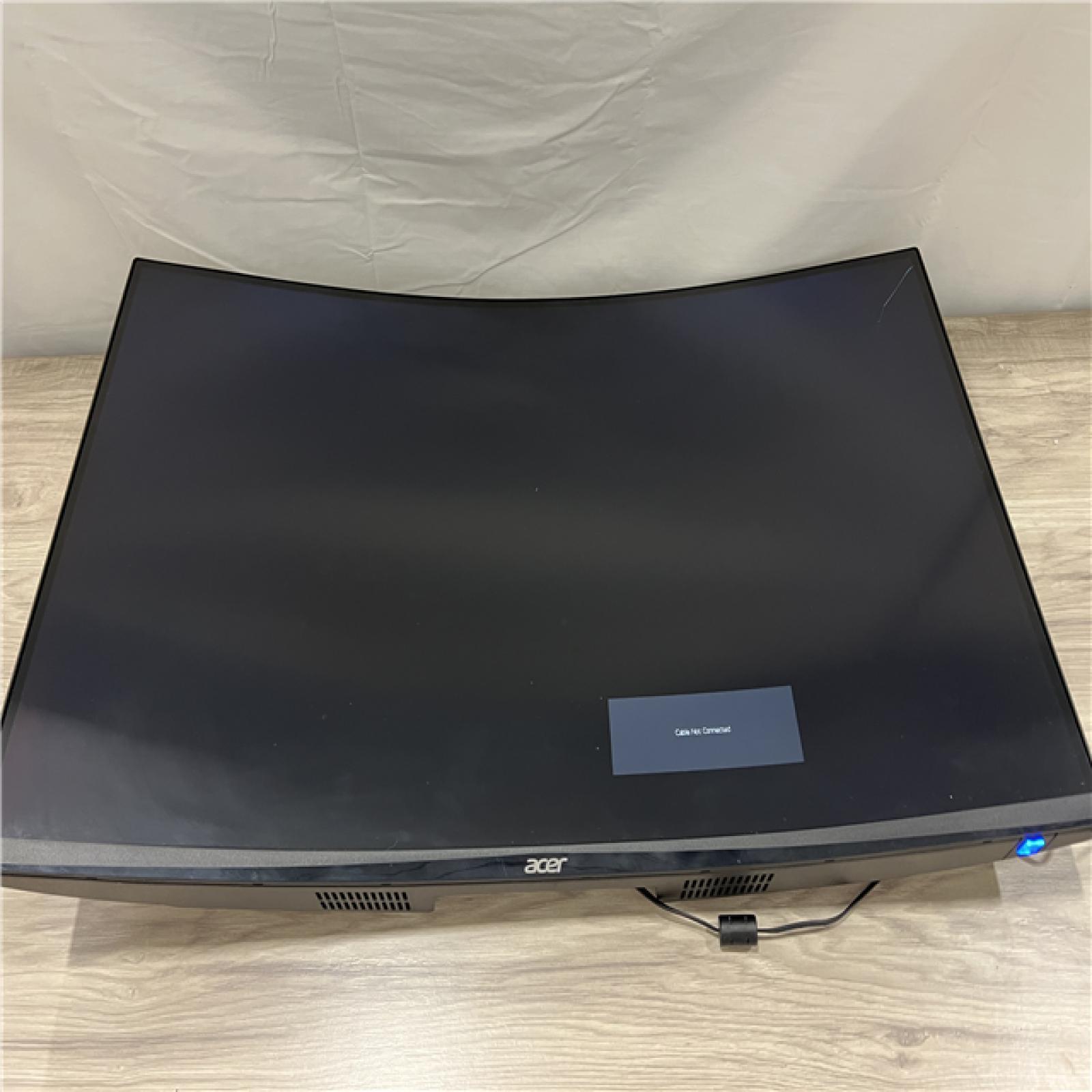 AS-IS Acer - Nitro Gaming 31.5 Curved WQHD 180Hz - Black