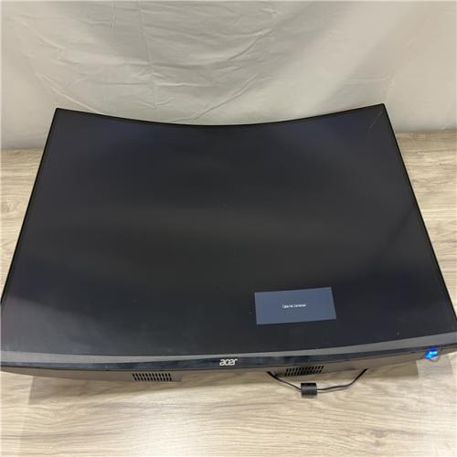 AS-IS Acer - Nitro Gaming 31.5 Curved WQHD 180Hz - Black