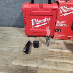HOUSTON LOCATION - AS-IS Milwaukee Green 100 ft. 3-Point Rechargeable Laser Level KIT