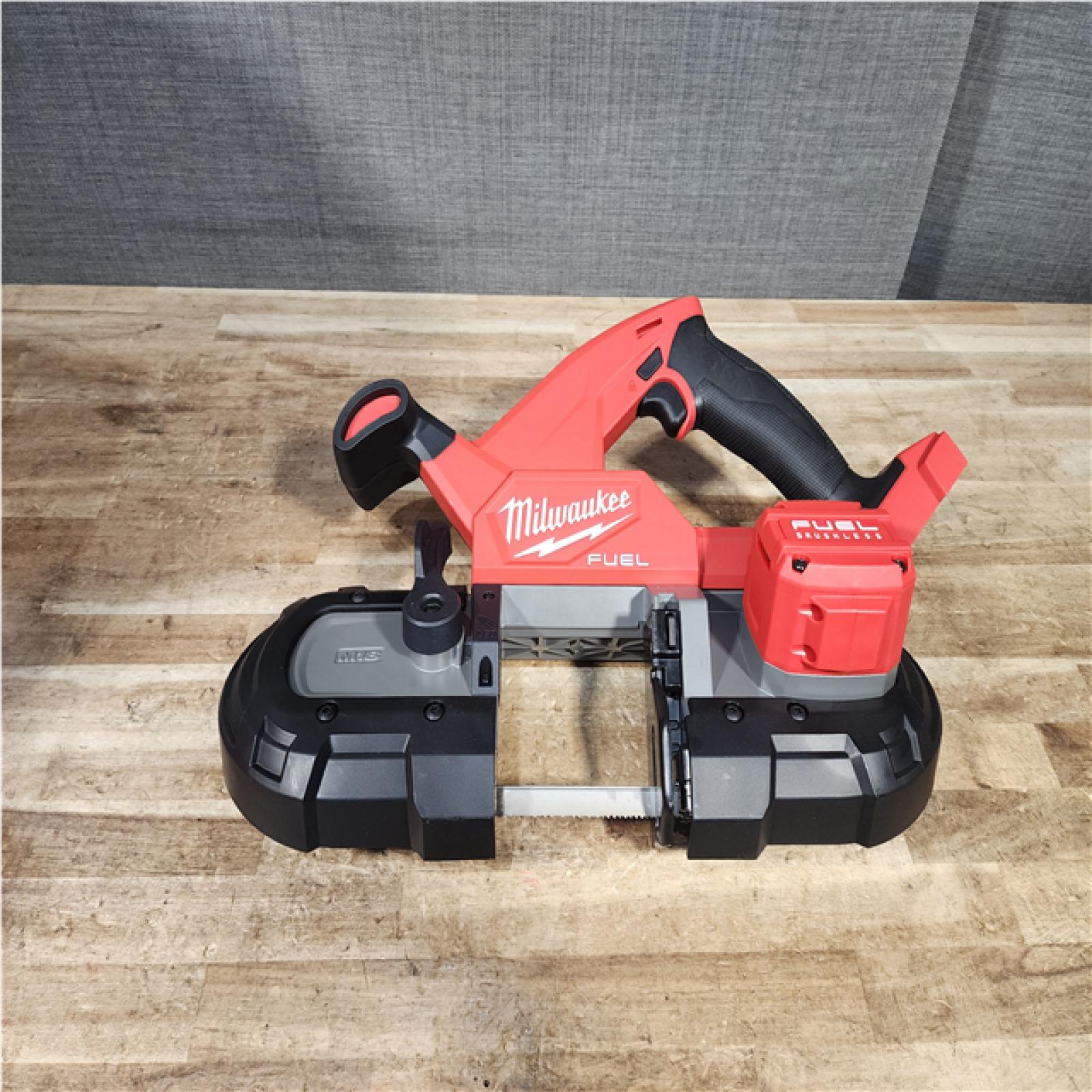 Houston Location AS-IS Milwaukee FUEL 18V Lithium-Ion Brushless Cordless Compact Bandsaw (Tool-Only)