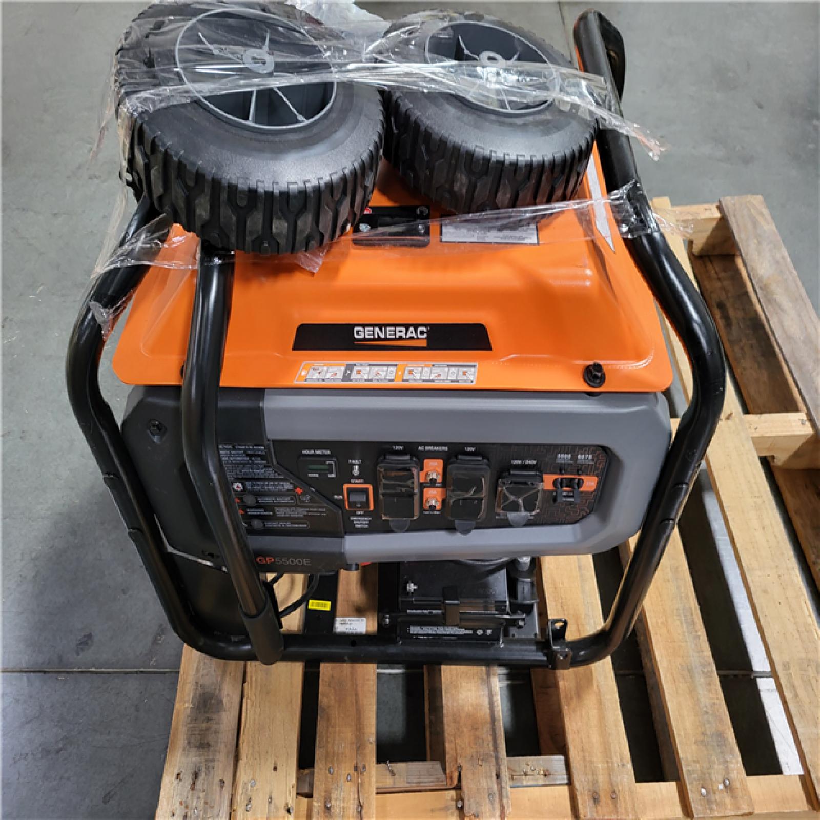 CALIFORNIA AS-IS GENERAC PORTABLE GENERATOR