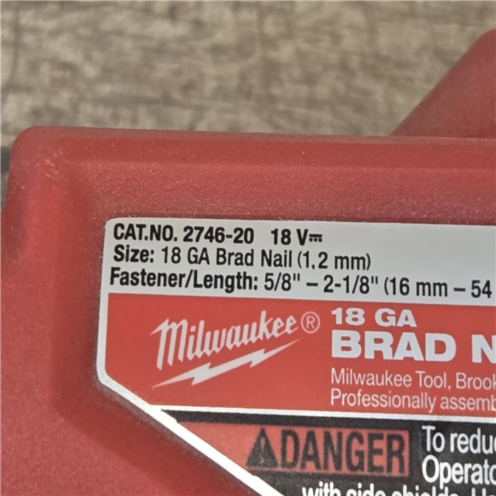 AS-IS Milwaukee FUEL 18V Cordless Gen II 18-Gauge Brad Nailer (Tool-Only)