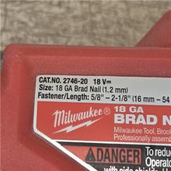 AS-IS Milwaukee FUEL 18V Cordless Gen II 18-Gauge Brad Nailer (Tool-Only)