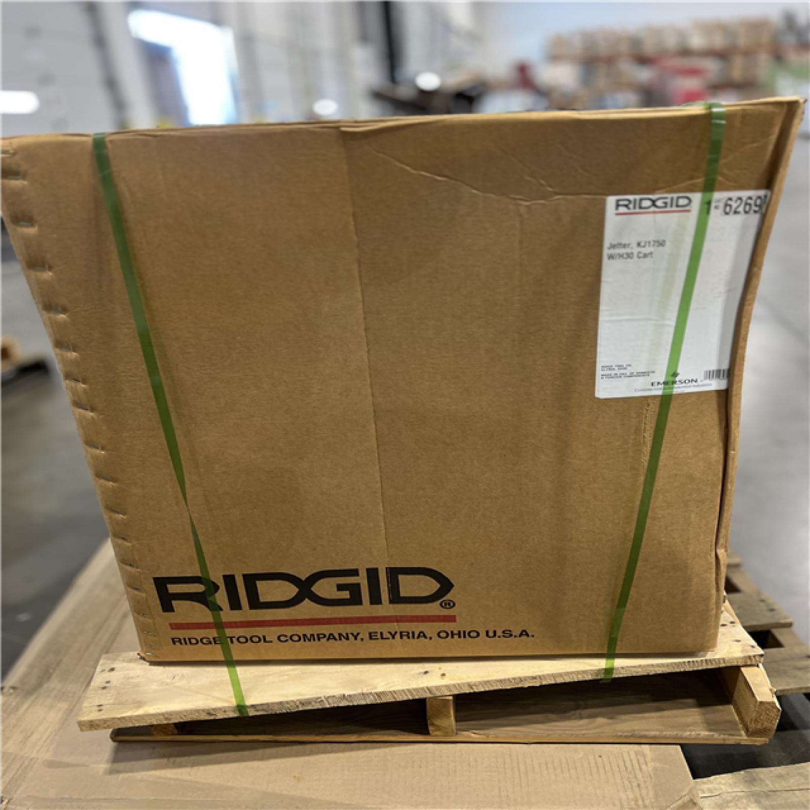 DALLAS LOCATION - RIDGID® 62697 KJ-1750-C Water Jetter Machine, 2 hp, 115 VAC