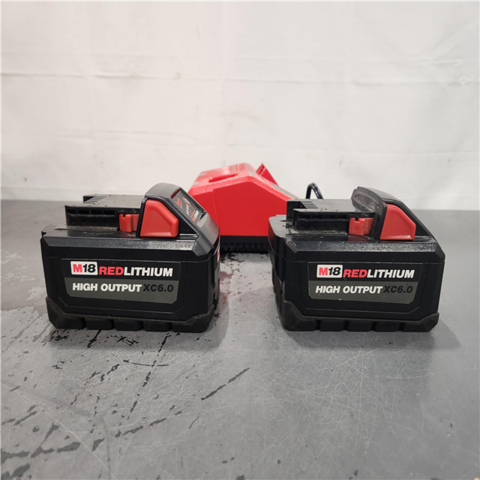 AS-IS- Milwaukee M18 Red Lithium High Output XC6.0 System Starter Kit