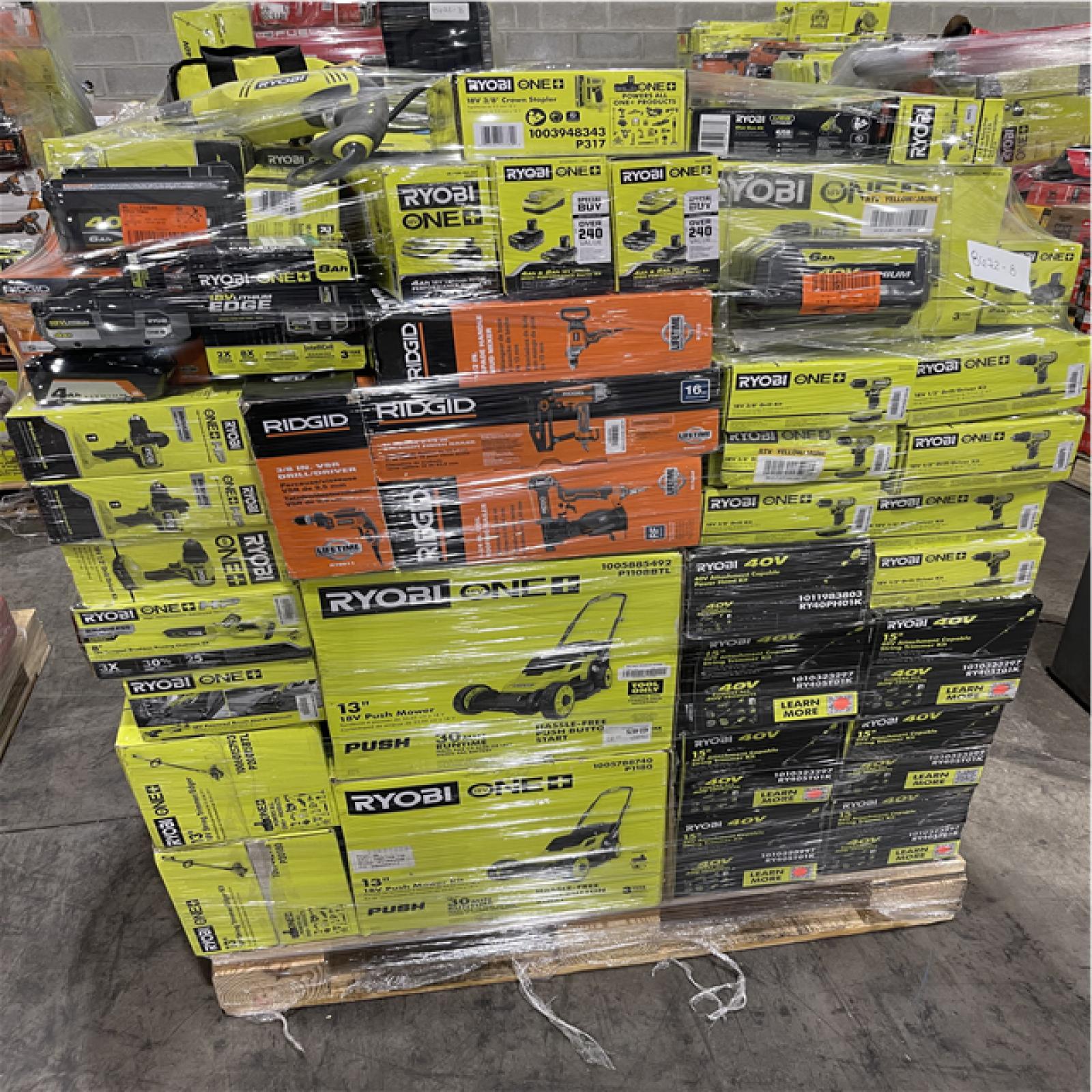 Pittston Location As-Is Power Tools Partial Truckload (13 Pallets) 8672-B