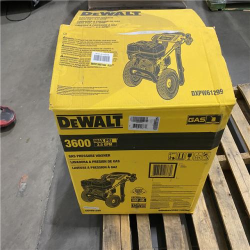Dallas Location - As-Is DEWALT 3600 PSI 2.5 GPM Gas Pressure Washer