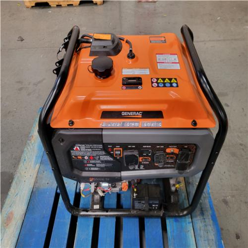 CALIFORNIA AS-IS GENERAC GP9500E TRI FUEL GENERATOR W ELECTRIC START