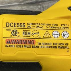 AS-IS DEWALT XR 20V Lithium-Ion Cordless Rotary Drywall Cut-Out Tool (Tool Only)