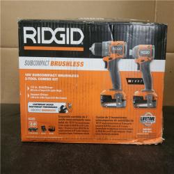 Phoenix NEW RIDGID 18V Cordless 2-Tool Combo Kit with Drill/Driver  Impact Driver  (2) 2.0 Ah Batteries  and Charger
