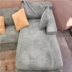Phoenix LIKE NEW GDFSTUDIO Phoebe 108.5 in. Square Arms Polyester Blend Modular Compressed Sectional Sofa with Chaise, Storage Pocket