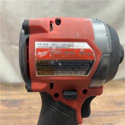 AS-IS MILWAUKEE M18 FUEL 18V Lithium-Ion Brushless Cordless Hammer Drill and Impact Driver Combo Kit (2-Tool) with 2 Batteries