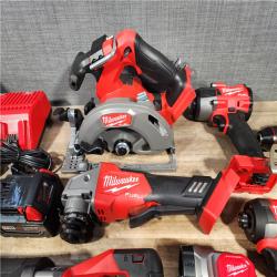 HOUSTON LOCATION - AS-IS (APPEARS LIKE NEW) Milwaukee FUEL 18V Lithium-Ion Brushless Cordless Combo (7-Tool) Kit