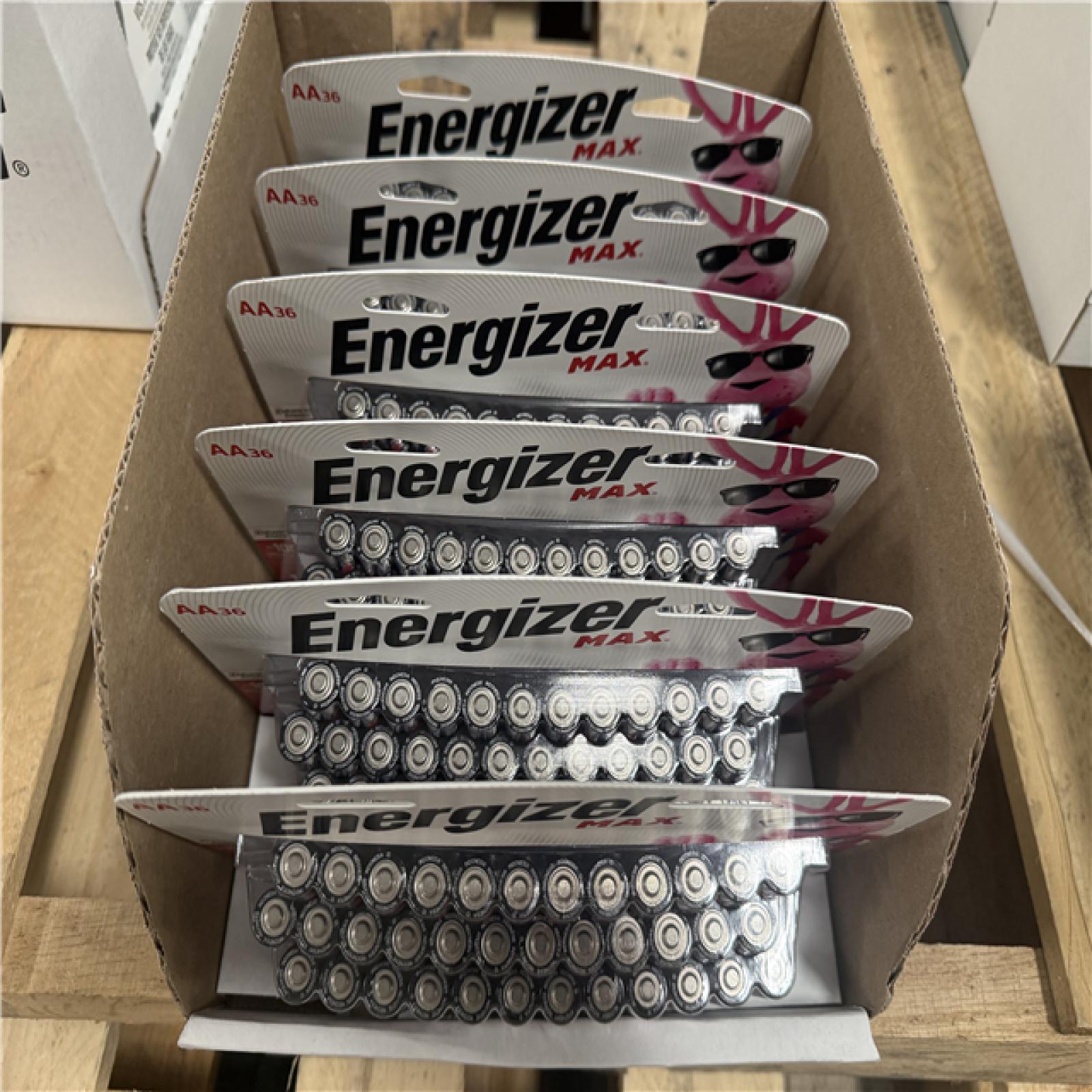 CALIFORNIA AS-IS ENERGIZER MAX AA36 BATTERIES 6 UNITS