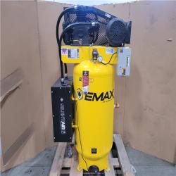 CALIFORNIA AS-IS EMAX 80 GAL. 175 PSI SILENT AIR ELECTRIC AIR COMPRESSOR WITH ISOLATOR PADS