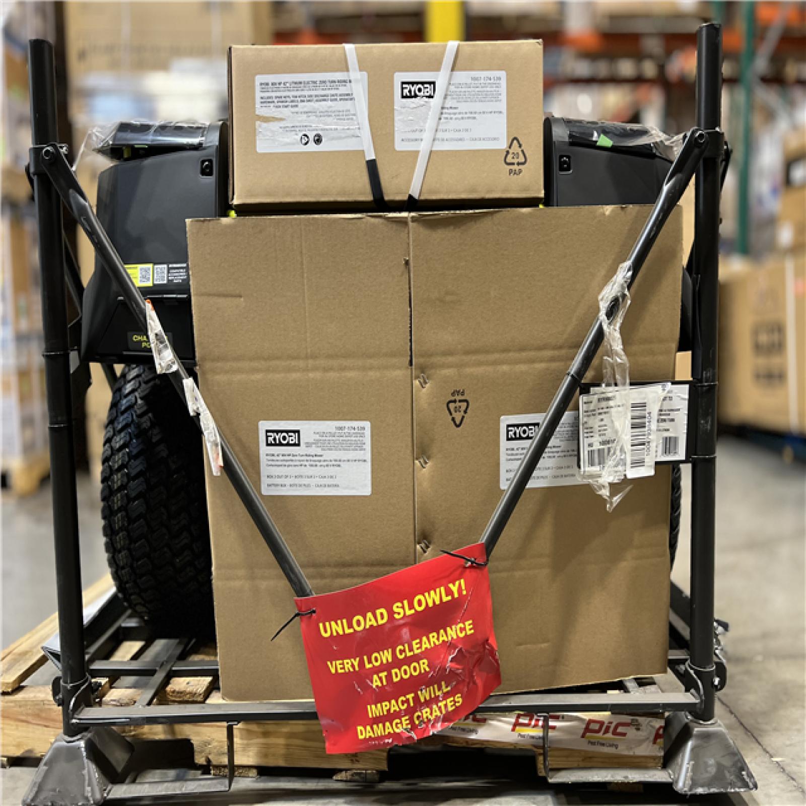DALLAS LOCATION - NEW! RYOBI 80V HP Brushless 42 in. Battery Electric Cordless Zero Turn Riding Mower (2) 80V Batteries (2) 40V Batteries and Charger