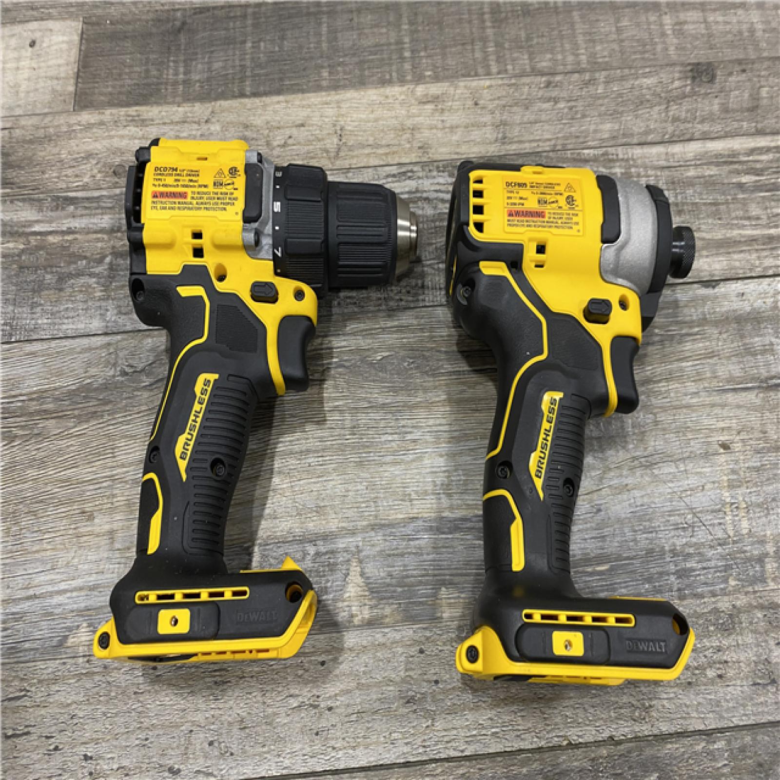 AS-IS DEWALT ATOMIC 20-Volt MAX Lithium-Ion Cordless Combo (2-Tool) Kit
