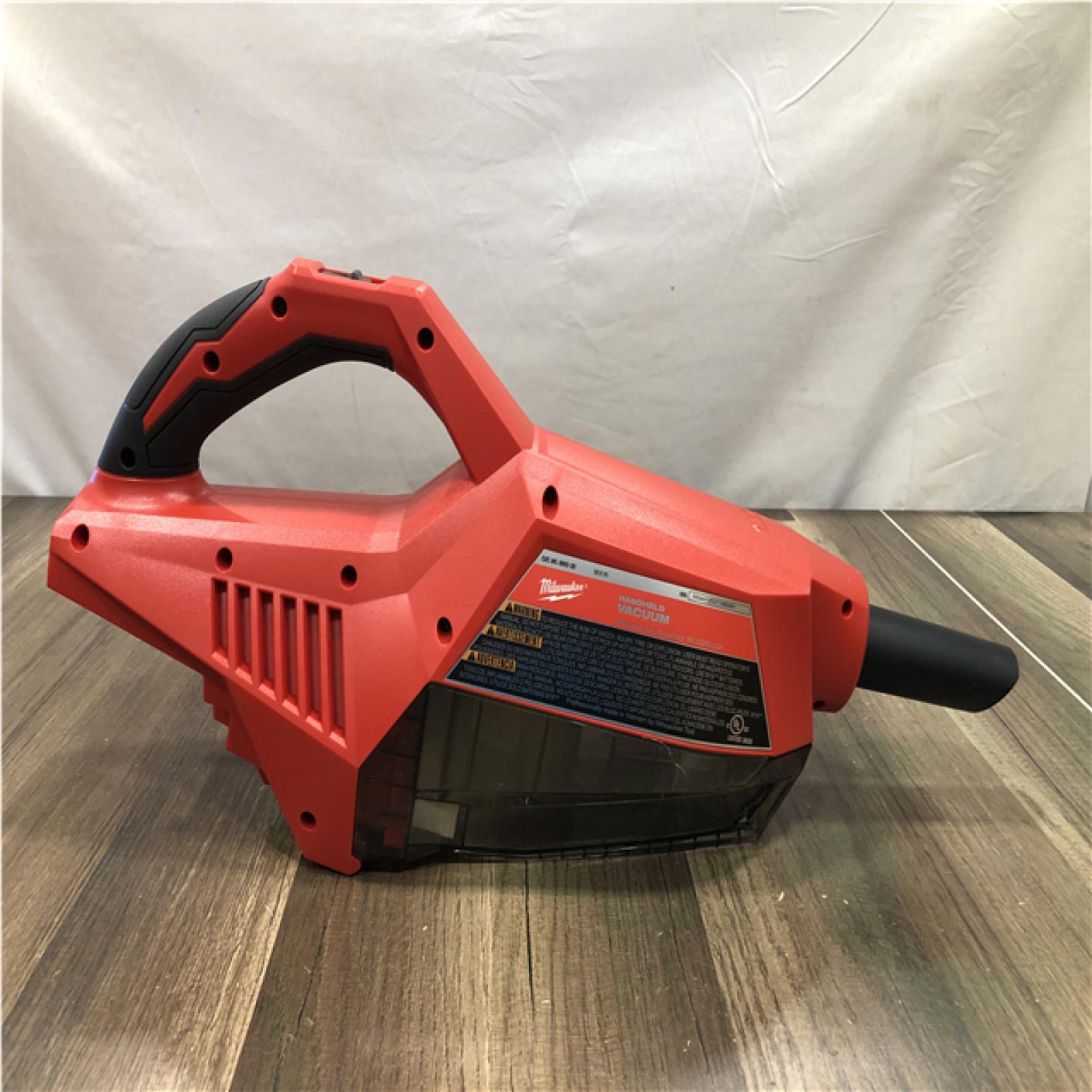 AS-IS Milwaukee 18-Volt Lithium-Ion Brushless Bagless Cordless HEPA Handheld Vacuum (Vacuum Only)