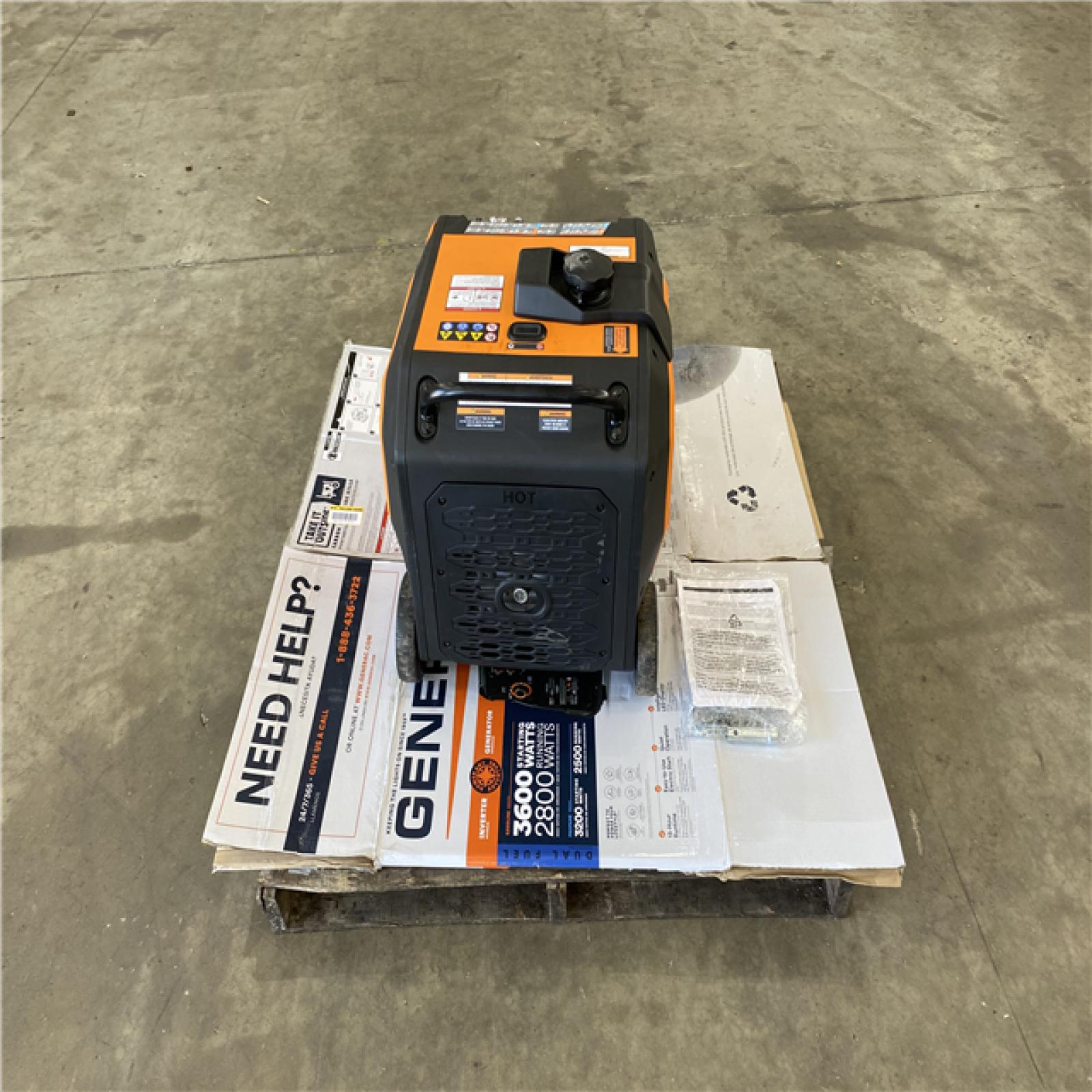 Houston Location AS IS - Generac Generator 3600 watts iQ3600DF