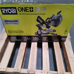 California NEW Ryobi One+ 18V Brushless 10 Sliding Compound Miter Saw Kit