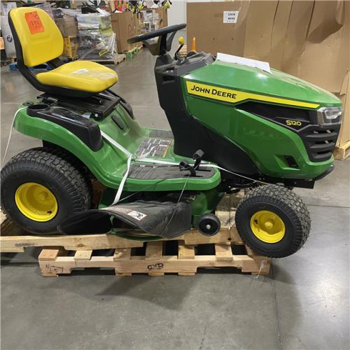 Dallas Location - As-Is Shop John Deere S120 42 in. 22 HP V-Twin Gas Hydrostatic Riding Lawn Mower