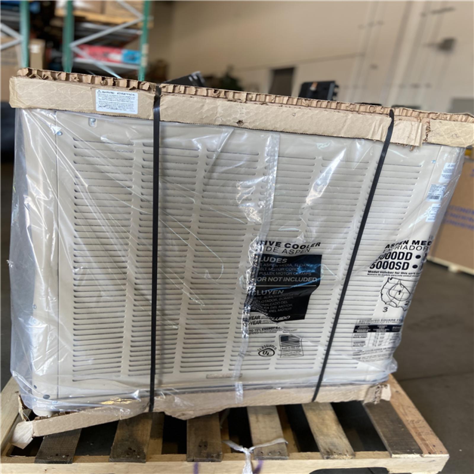 DALLAS LOCATION - ESSICK AIR Ducted Evaporative Cooler: 1,200 sq ft – 1,600 sq ft, 42 7/16 in x 39 in x 39 in