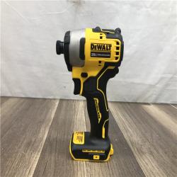AS-IS DEWALT ATOMIC 20V MAX Cordless Brushless Compact 1/4 in. Impact Driver (Tool Only)