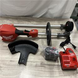 AS-IS Milwaukee FUEL 18V 16 in. Brushless Cordless Battery Powered String Trimmer Kit