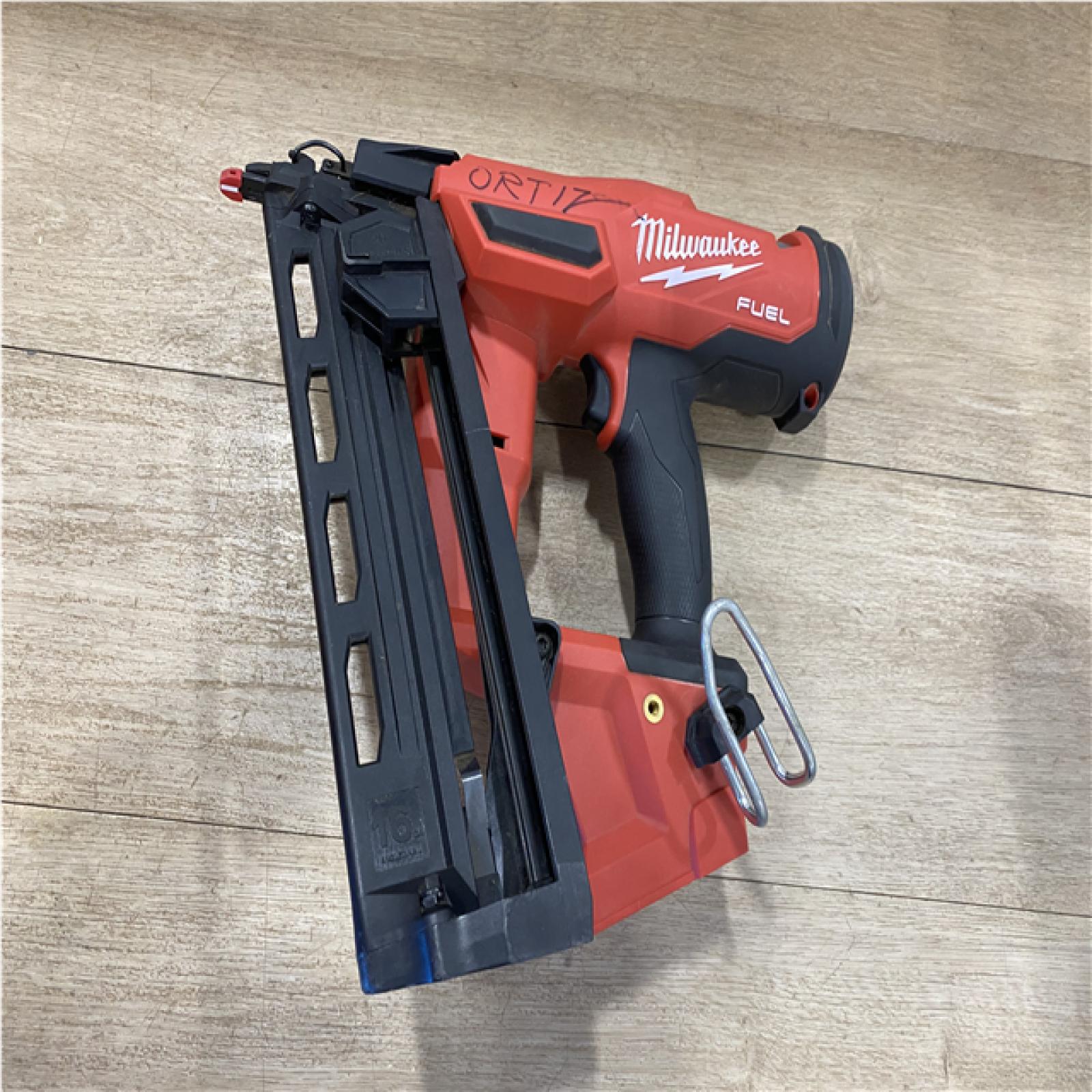 AS-IS - Milwaukee FUEL 18-Volt Lithium-Ion Brushless Cordless Gen II 16-Gauge Angled Finish Nailer (Tool-Only)