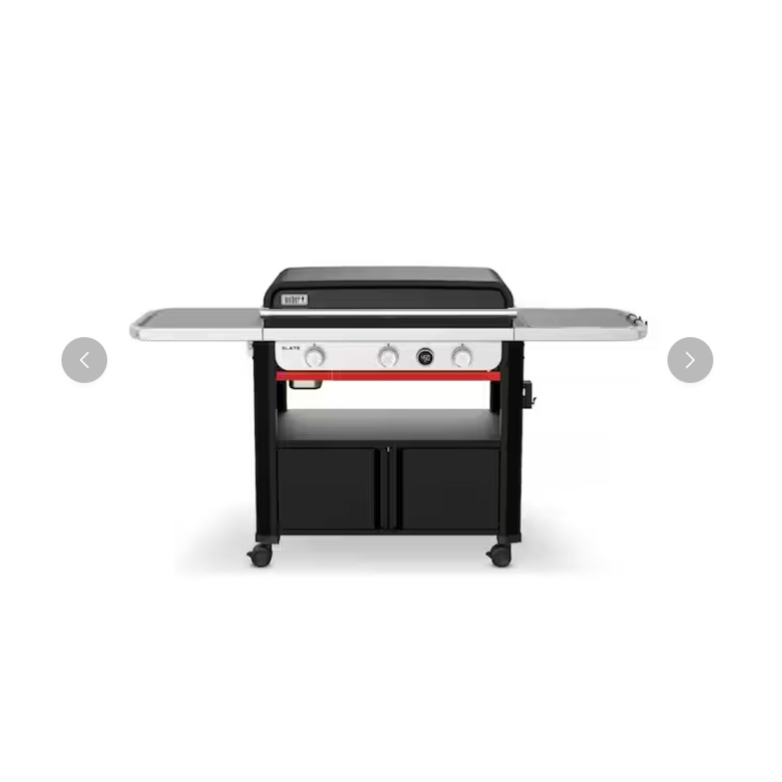 DALLAS LOCATION-NEW! WEBER Slate Griddle 3-Burner LP Gas 30 in. Flat Top Grill