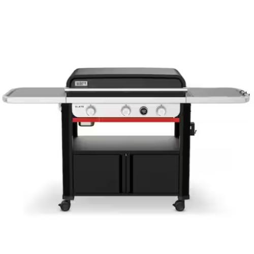 DALLAS LOCATION-NEW! WEBER Slate Griddle 3-Burner LP Gas 30 in. Flat Top Grill