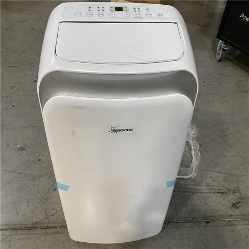 AS-IS Seasons 13,500 BTU (10,000 BTU, DOE) Portable Air Conditioner with  Heater in White