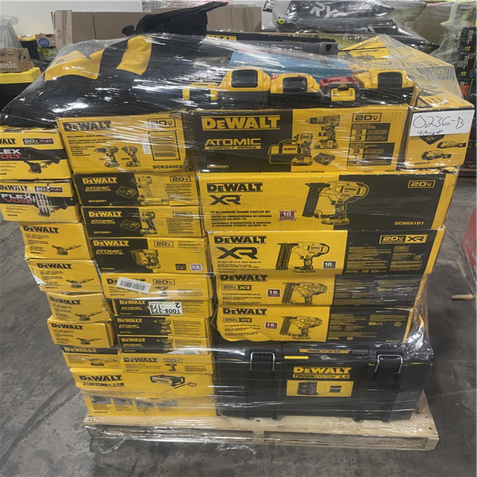 Pittston Location As-Is Power Tools Partial Truckload (14 pallets) 0236-B
