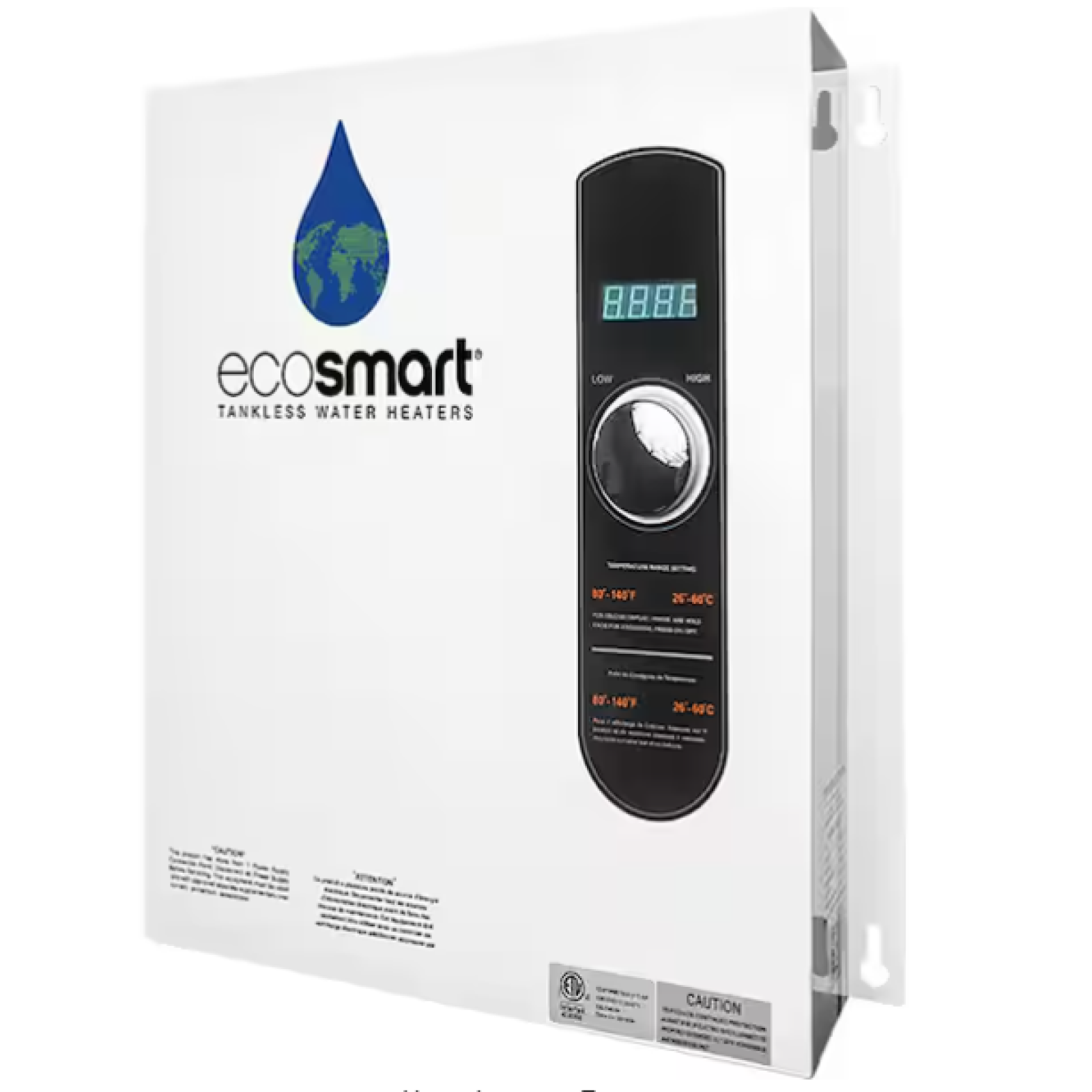 DALLAS LOCATION- ECOSMART 27KW 240V TANKLESS WATER HEATER W INLINE FLOW RESTRICTOR (52 UNITS)