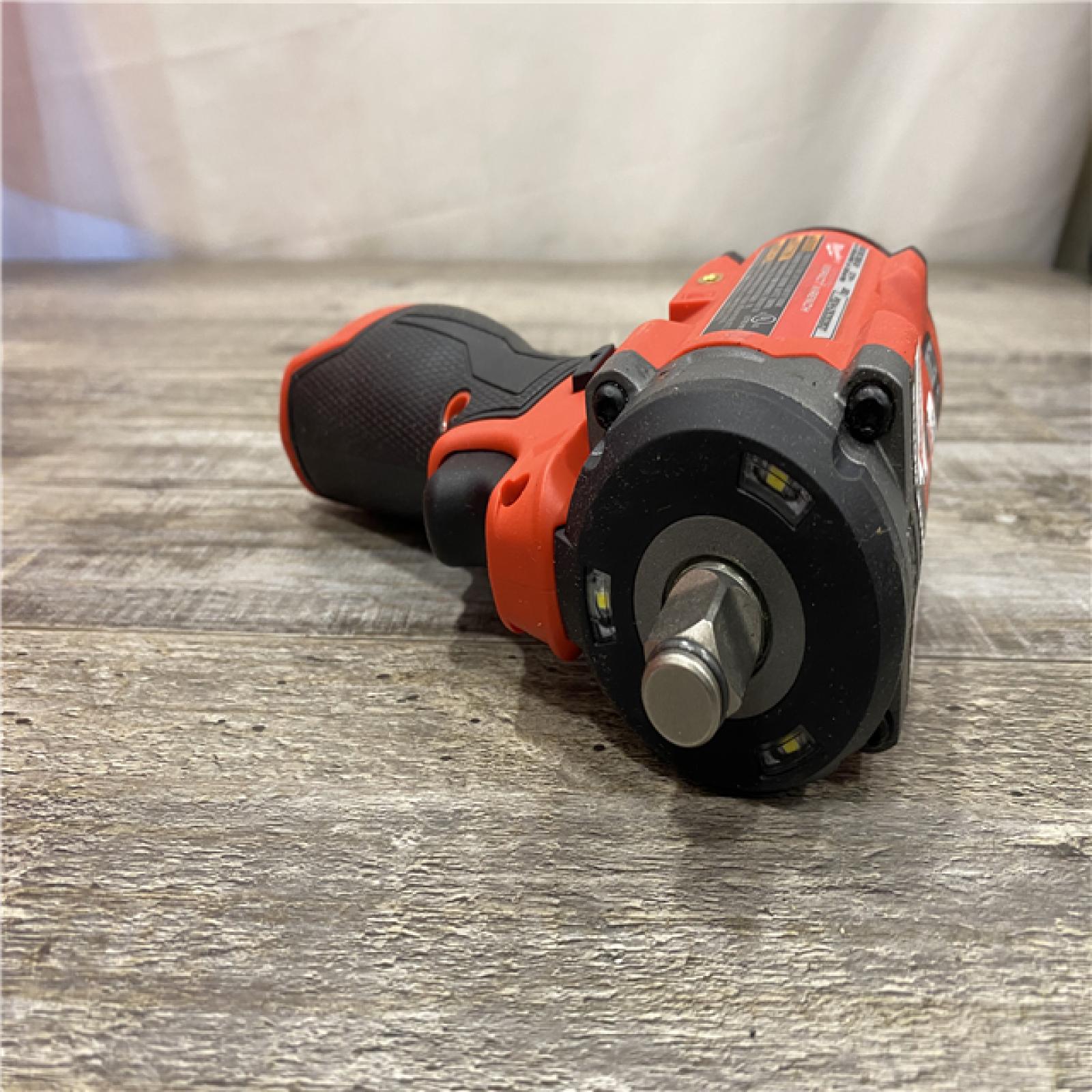 AS-IS Milwaukee FUEL 12V Lithium-Ion Brushless Cordless Stubby 1/2 in. Impact Wrench (Tool-Only)