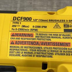 AS-IS DEWALT 20V MAX Lithium-Ion Cordless 1/2 in. Impact Wrench Kit