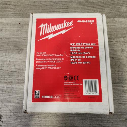 Phoenix Location NEW Milwaukee 3/4 in. IPS Press Tool Jaw for M12 Force Logic Press Tool