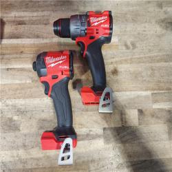 HOUSTON LOCATION - AS-IS Milwaukee  FUEL 18V Lithium-Ion Brushless Cordless Hammer Drill and Impact Driver Combo Kit