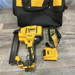 AS-IS DEWALT 20V MAX XR Lithium-Ion Cordless 18-Gauge Narrow Crown Stapler Kit