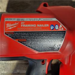 HOUSTON LOCATION - AS-IS Milwaukee 2744-20 M18 FUEL 3-1/2 in. 18V 21-Degree Lithium-Ion Brushless Cordless Framing Nailer (Tool-Only)