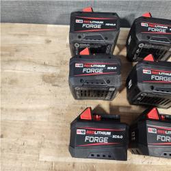HOUSTON LOCATION - AS - IS MILWAUKEE BATTERY PACK QTY - 6