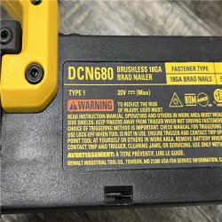 AS-IS DEWALT 20V MAX XR Lithium-Ion Electric Cordless 18-Gauge Brad Nailer (Tool Only)