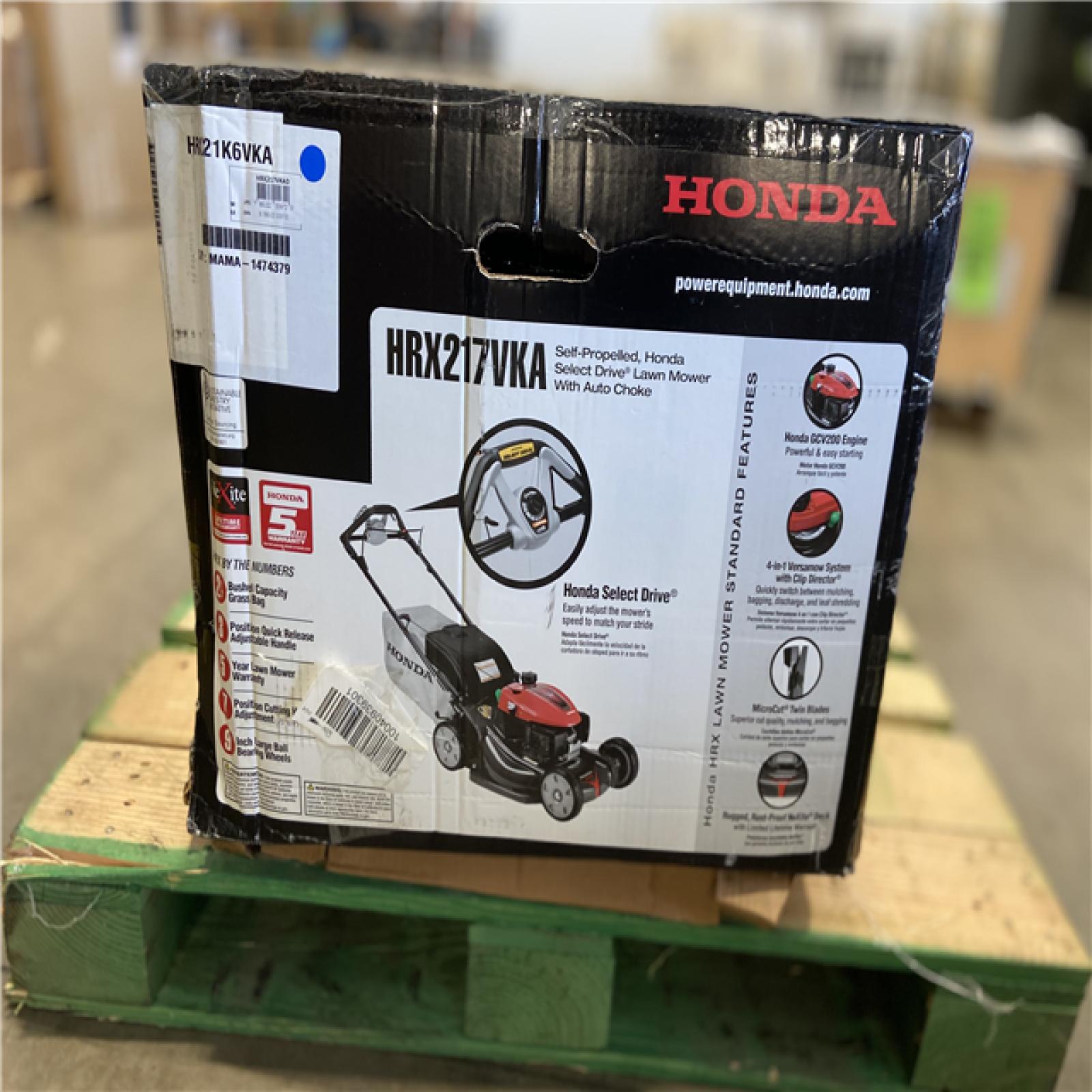 DALLAS LOCATION - Honda 21 in. Nexite Variable Speed 4-in-1 Gas Walk Behind Self-Propelled Mower with Select Drive Control