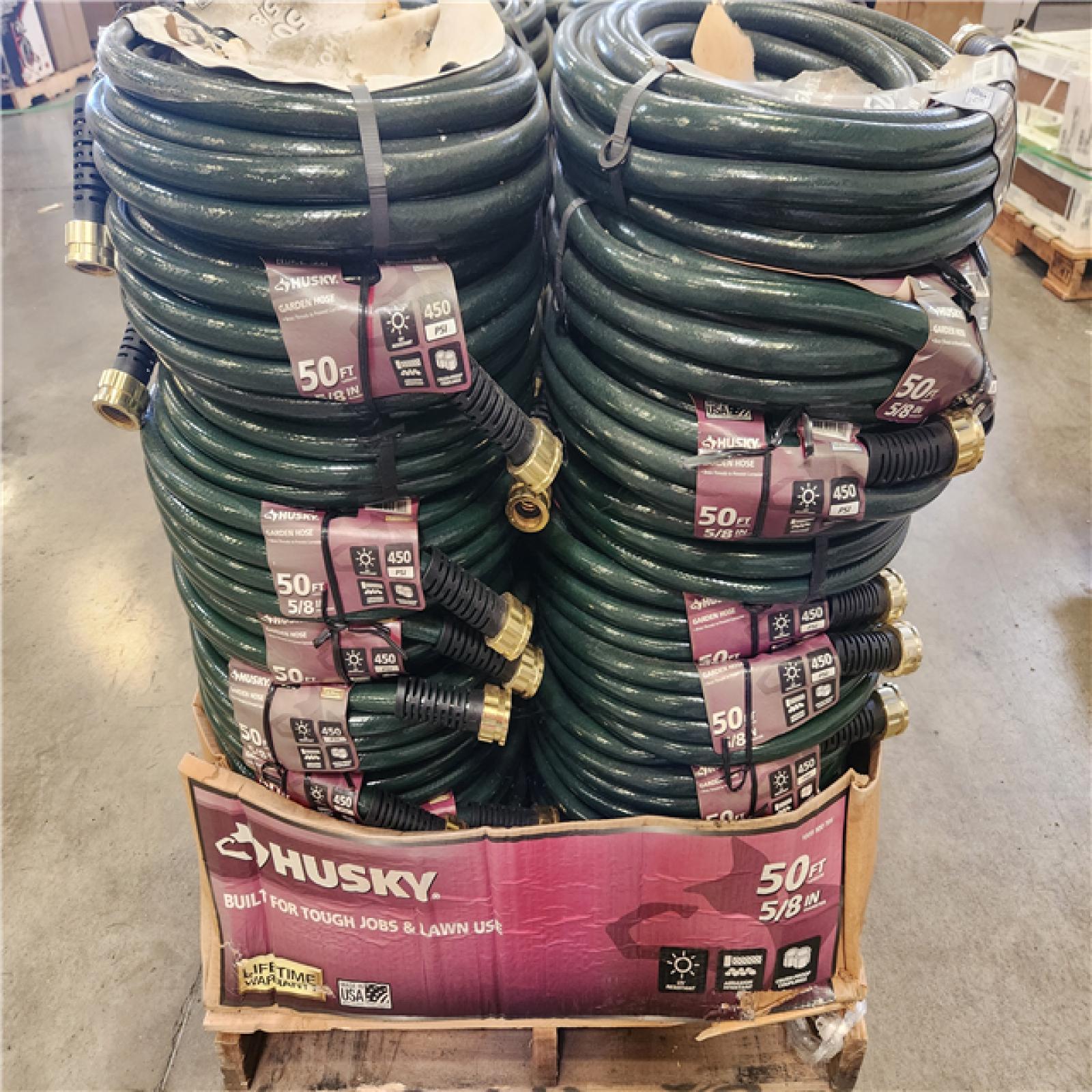 Phoenix Husky 5/8 in. x 50 ft. Heavy-Duty Hose Pallet of 60