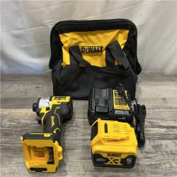 AS-IS DEWALT 20-Volt Maximum XR Lithium-Ion Cordless Brushless 1/4 in. 3-Speed Impact Driver Kit