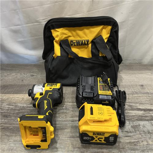 AS-IS DEWALT 20-Volt Maximum XR Lithium-Ion Cordless Brushless 1/4 in. 3-Speed Impact Driver Kit