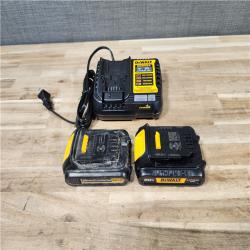 HOUSTON LOCATION - AS-IS DEWALT 2 TOOL COMBO KIT W/ (2) BATTERY & CHARGER