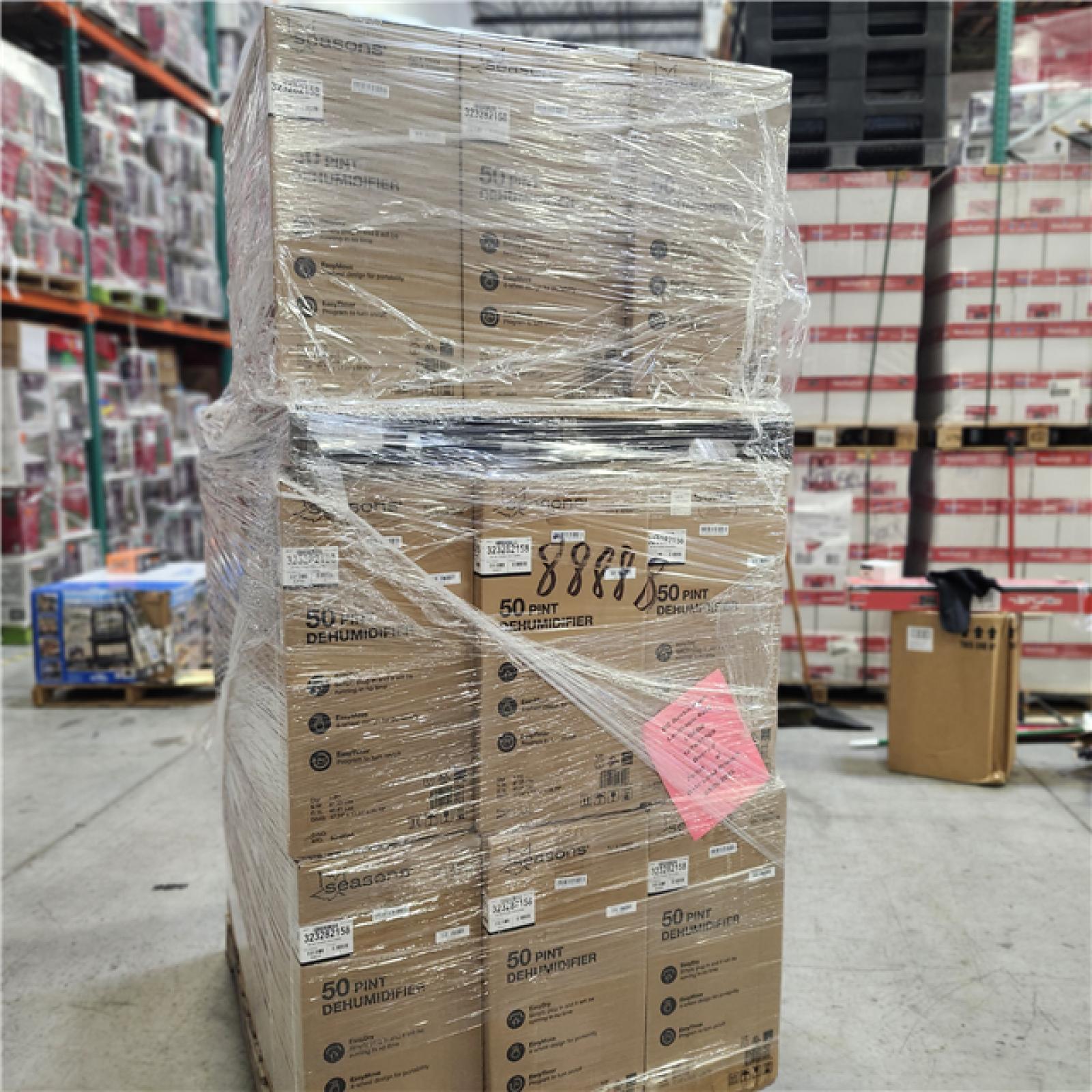 DALLAS LOCATION - Seasons 50 Pt. Portable Dehumidifier PALLET- (24 UNITS)