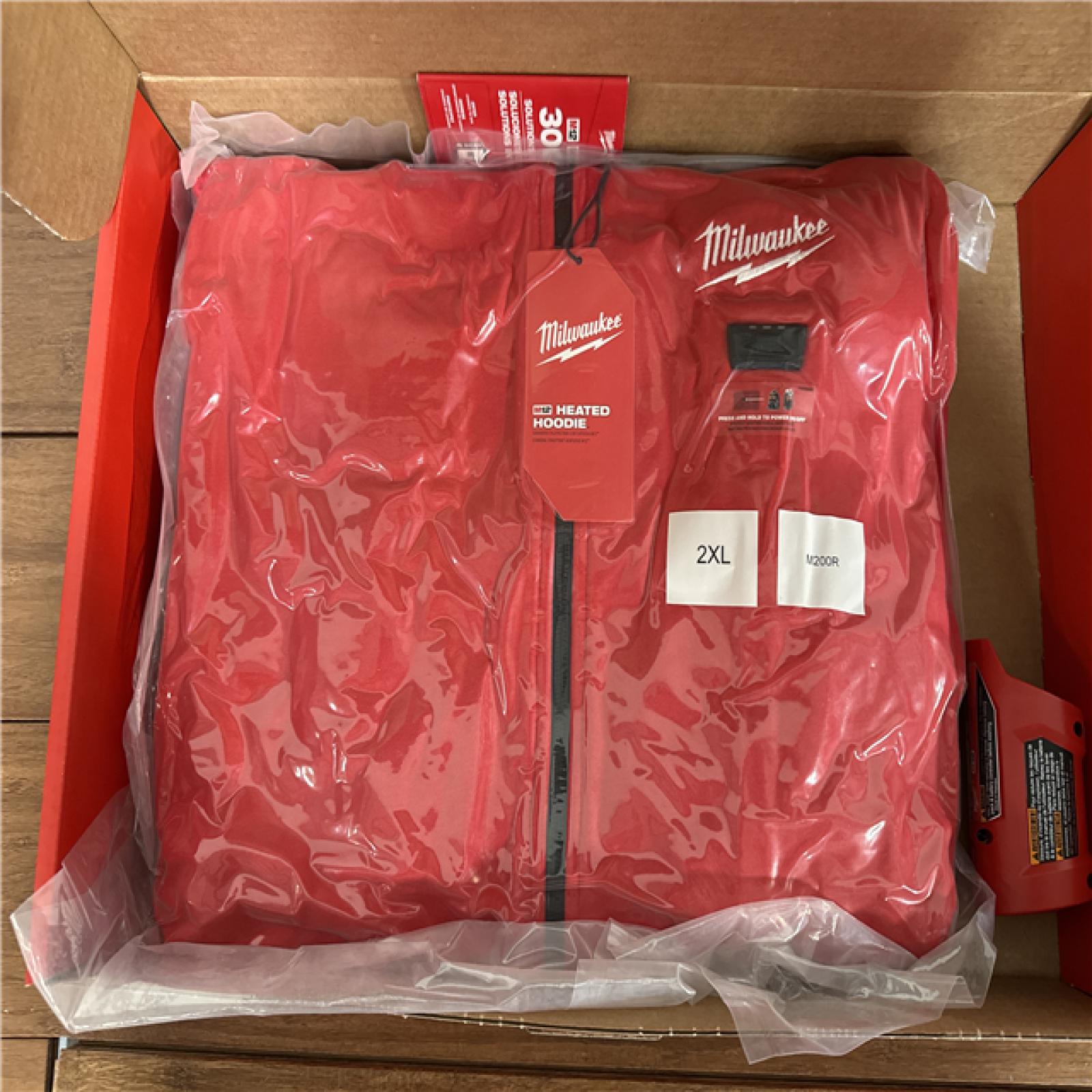California NEW Milwaukee M12 Heated Hoodie Size 2X Red (No battery)